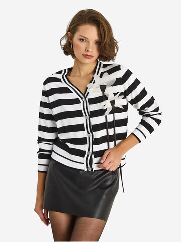 Bianco Lucci Strickjacke in Schwarz