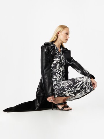 Warehouse Shirt dress in Black
