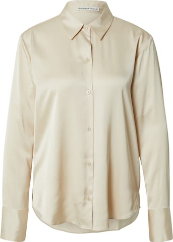 Camicia da donna di Abercrombie & Fitch in bianco: frontale