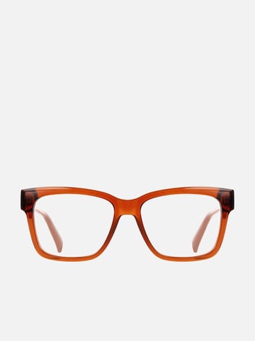 Lunettes de soleil Liu Jo en orange : devant