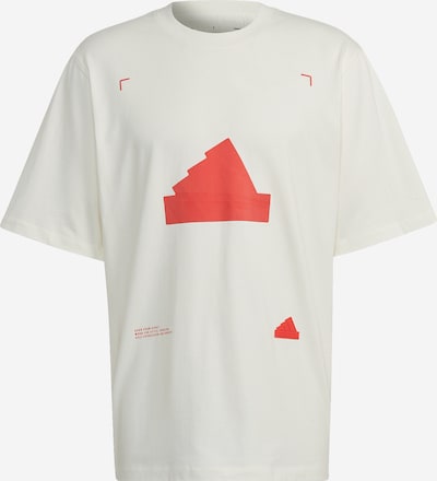 ADIDAS PERFORMANCE Functioneel shirt in de kleur Koraal / Offwhite, Productweergave