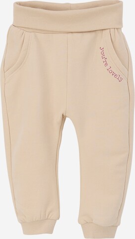 Effilé Pantalon s.Oliver en beige : devant