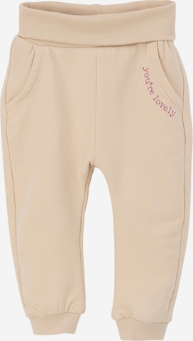 s.Oliver - Tapered Pantalón en beige: frente