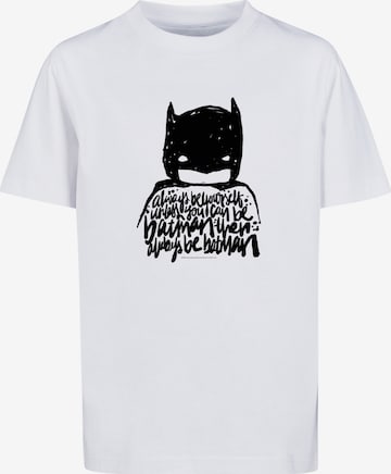 F4NT4STIC Shirt 'DC Comics Batman Always Be Yourself' in White: front