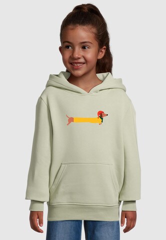 Merchcode Sweatshirt 'Christmas Dog' in Grün: Vorderseite