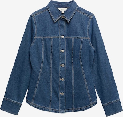 Marks & Spencer Bluse in 6XL in blue denim, Produktansicht