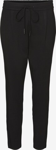 VERO MODA Loose fit Pleat-Front Pants in Black: front