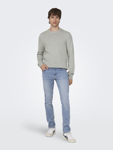 Only & Sons Slimfit Jeans 'Loom' i blå