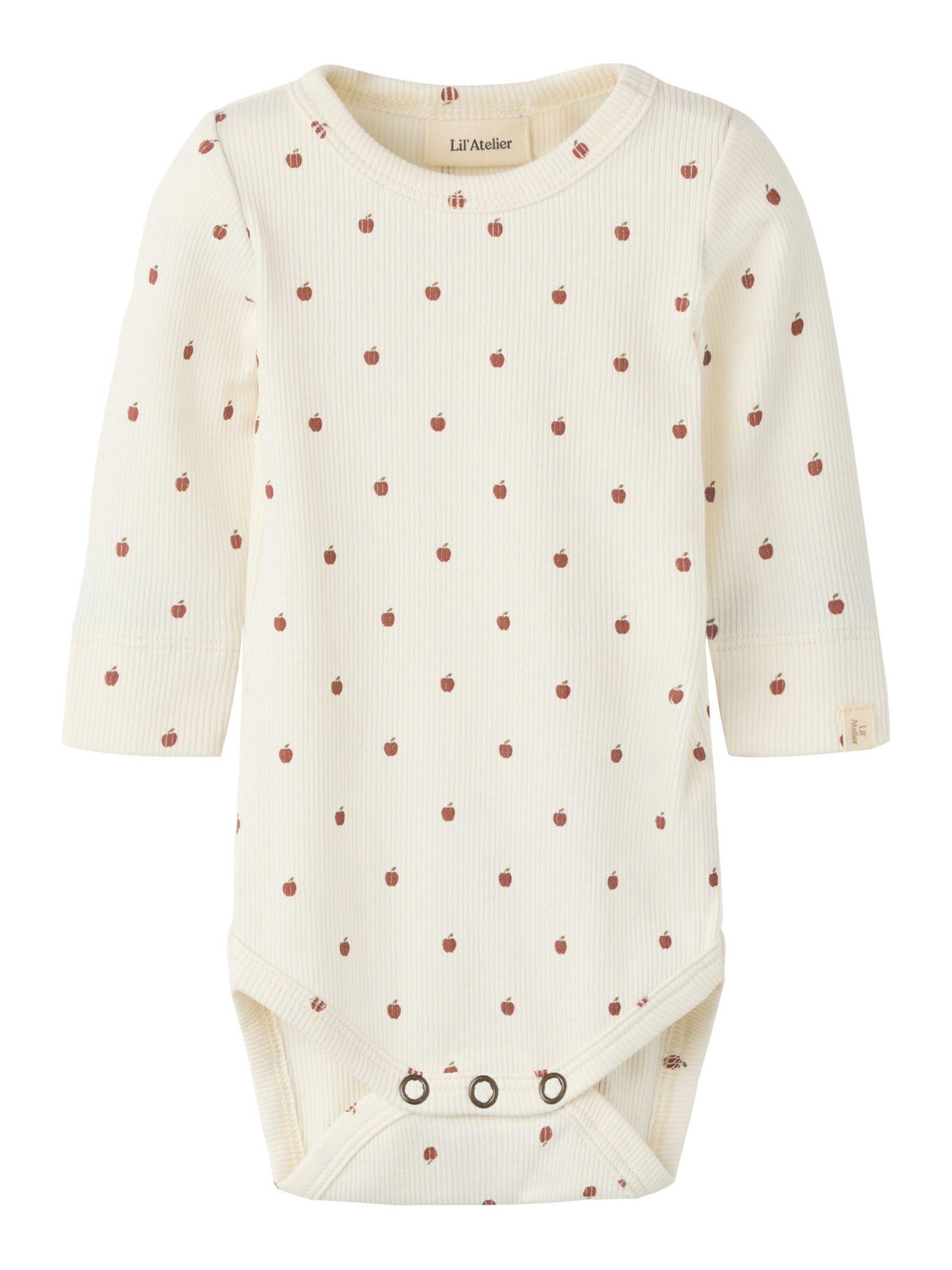 Lil'Atelier - Pijama entero/body en beige: frente