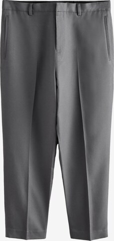 Next Trousers with creases in Grey: front