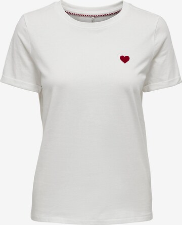 T-shirt 'KITA' ONLY en blanc : devant