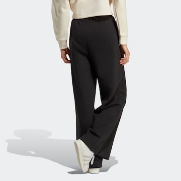 ADIDAS ORIGINALS Szeroka nogawka Spodnie 'Adicolor Neuclassics' w kolorze czarny