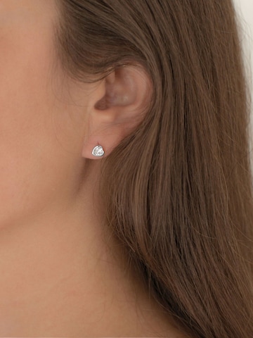 Boucles d'oreilles Rafaela Donata en argent : devant