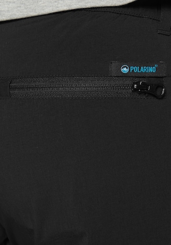 POLARINO Regular Hose in Schwarz