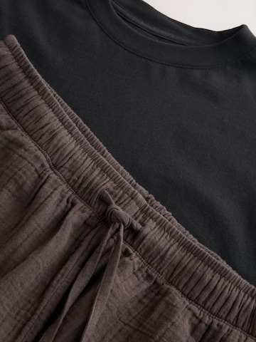 Pyjama long Next en marron