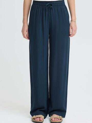 Oxmo - Loosefit Pantalón ' OXElvy ' en azul: frente