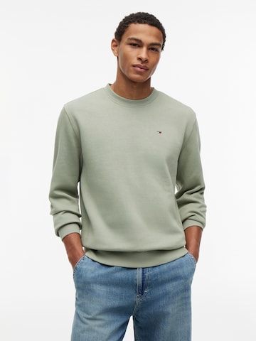 Tommy Jeans Collegepaita värissä vihreä: etupuoli