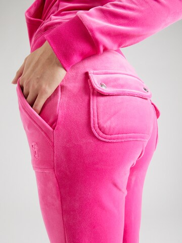 Juicy Couture Обычный Штаны 'DEL RAY' в Ярко-розовый