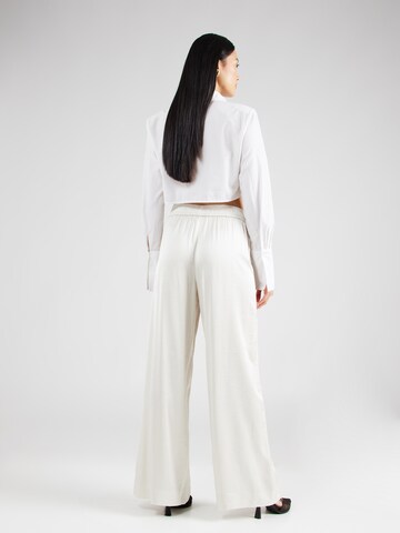 mbym Wide leg Broek 'Asaka' in Wit