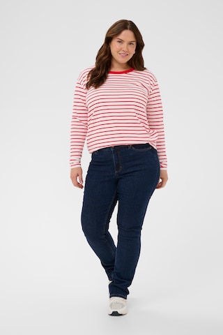 KAFFE CURVE - Camisa 'KCwinni' em vermelho