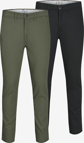 JACK & JONES Chino Pants 'Macro Dave' in Green: front