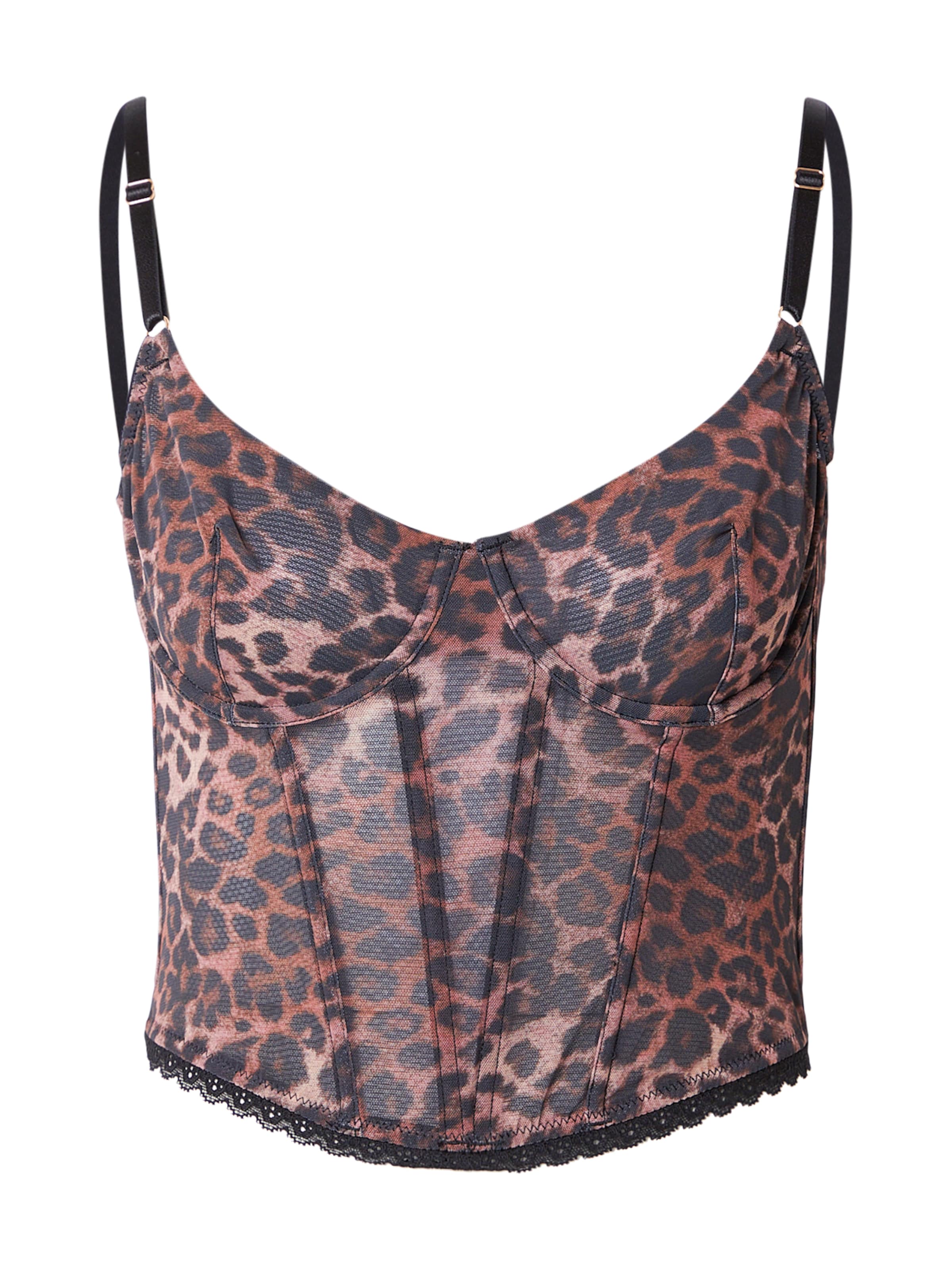 brūns Hunkemöller Bezvīļu Krūšturis 'Ella': no priekšpuses