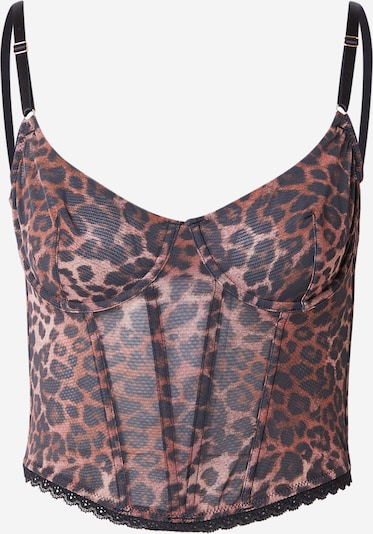 Hunkemöller Rintaliivi 'Ella' värissä ruskea / musta, Tuotenäkymä