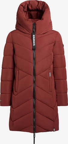 Manteau d’hiver 'Darka2-YM' khujo en rouge : devant