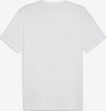 T-Shirt fonctionnel 'teamLIGA' PUMA en blanc