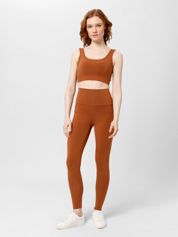 Les Lunes Skinny Leggings 'Luna' i brun