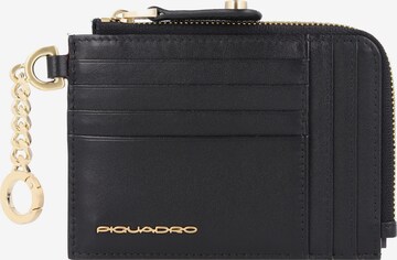 Piquadro Case in Black: front