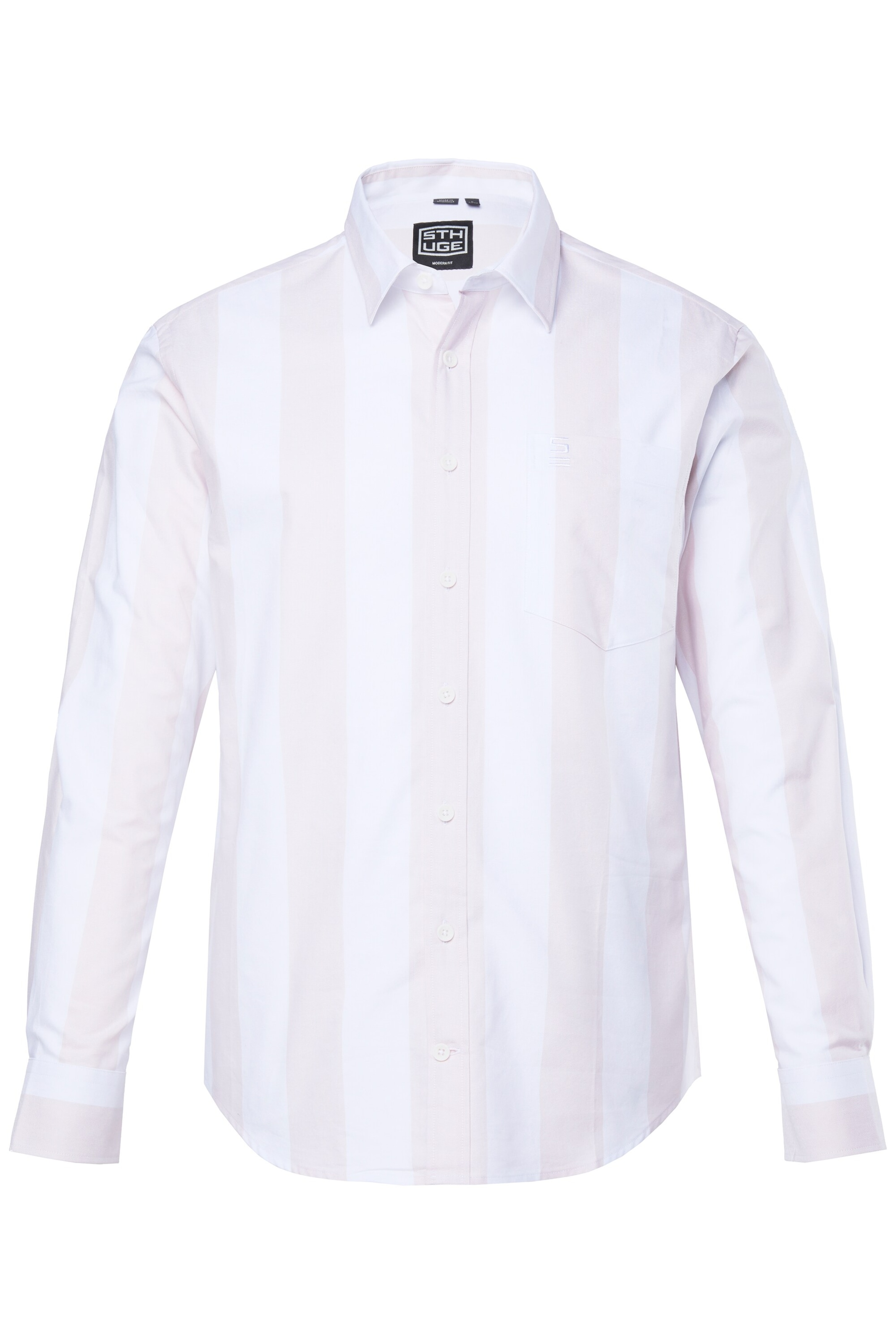 STHUGE Regular fit Button Up Shirt in Pink: front