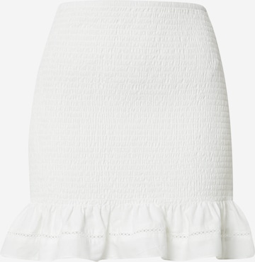 GLAMOROUS - Falda en blanco: frente