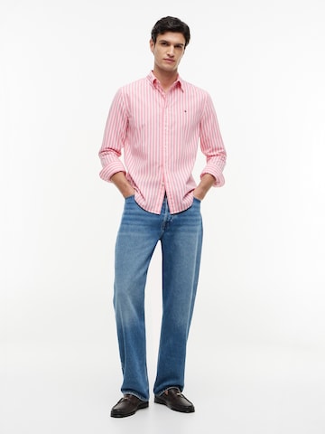 TOMMY HILFIGER Regular Fit Paita värissä vaaleanpunainen