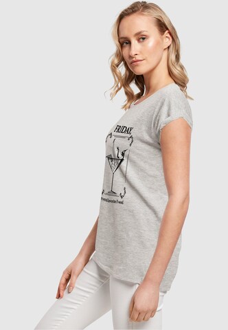 Mister Tee T-Shirt 'F-Word' in Grau