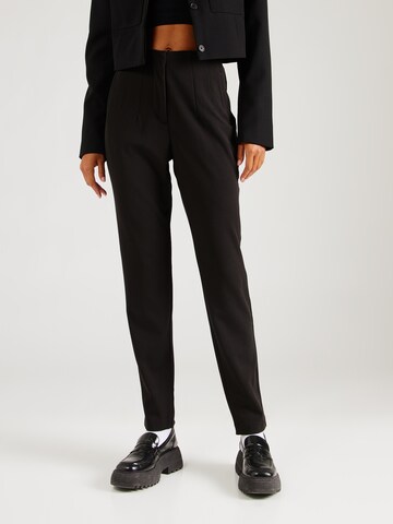 VILA Tapered Trousers 'VIVarone' in Black: front