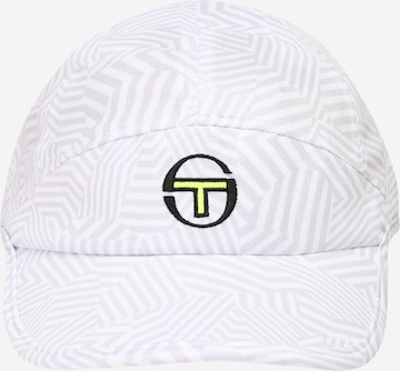 Cappello da baseball sportivo di Sergio Tacchini in bianco: frontale