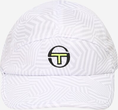 Sergio Tacchini Športna kapa | neonsko rumena / svetlo siva / črna / bela barva, Prikaz izdelka