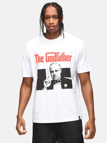 Recovered Shirt 'The Godfather Close Up' in White: front
