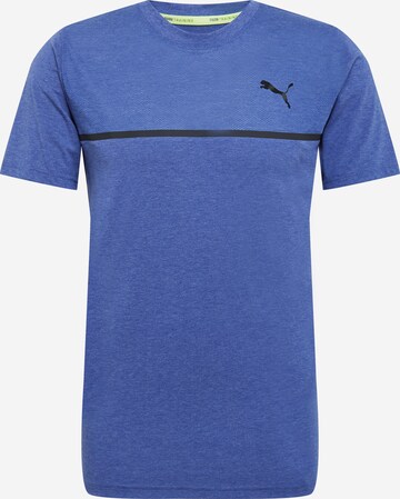 PUMA Functioneel shirt in Blauw: voorkant