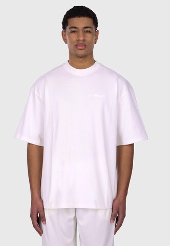 Dropsize T-Shirt in Beige: Vorderseite