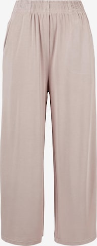 Urban Classics Wide leg Trousers in Pink: front