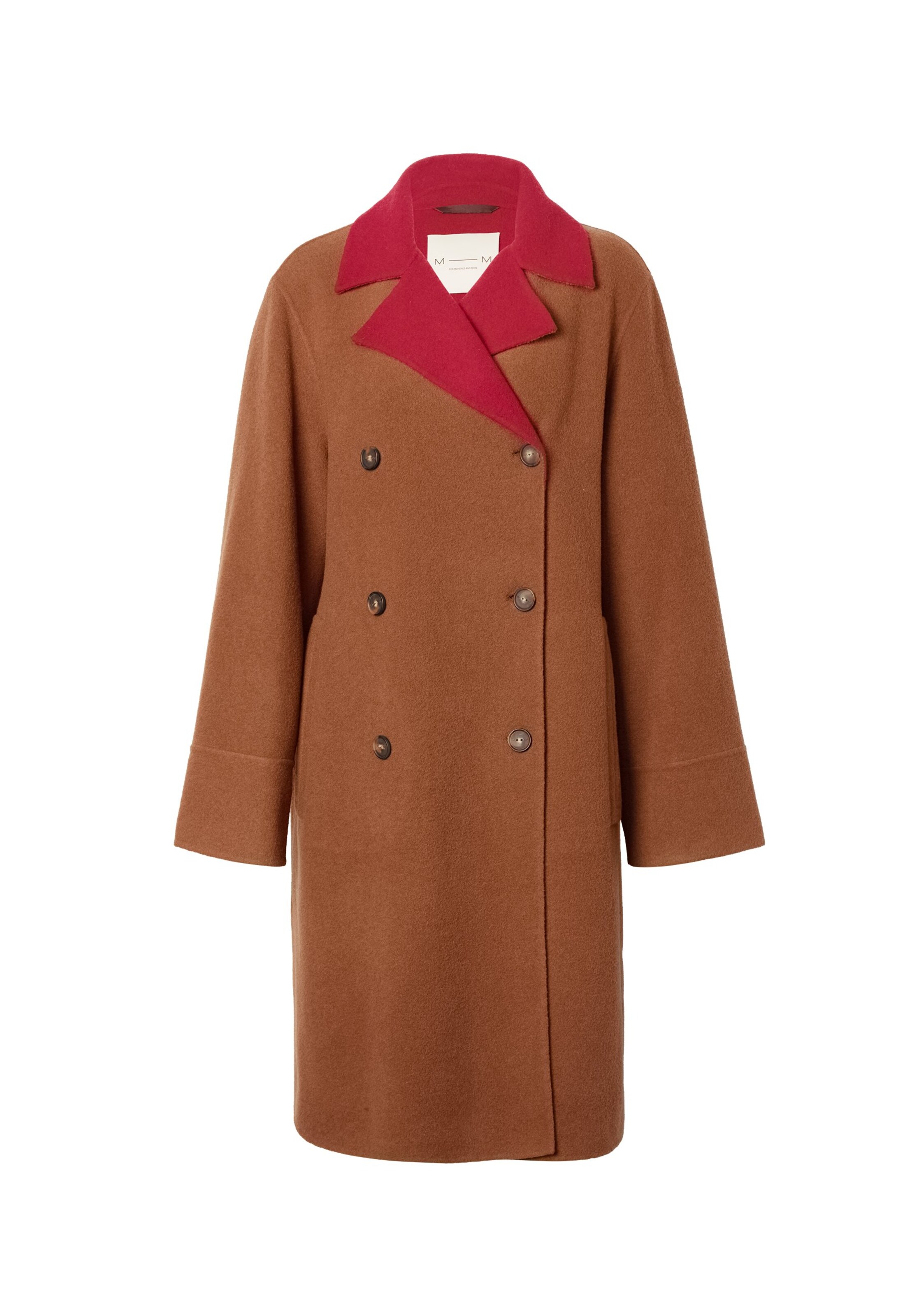 Manteau mi-saison 'TARTINA' M-M en marron : devant