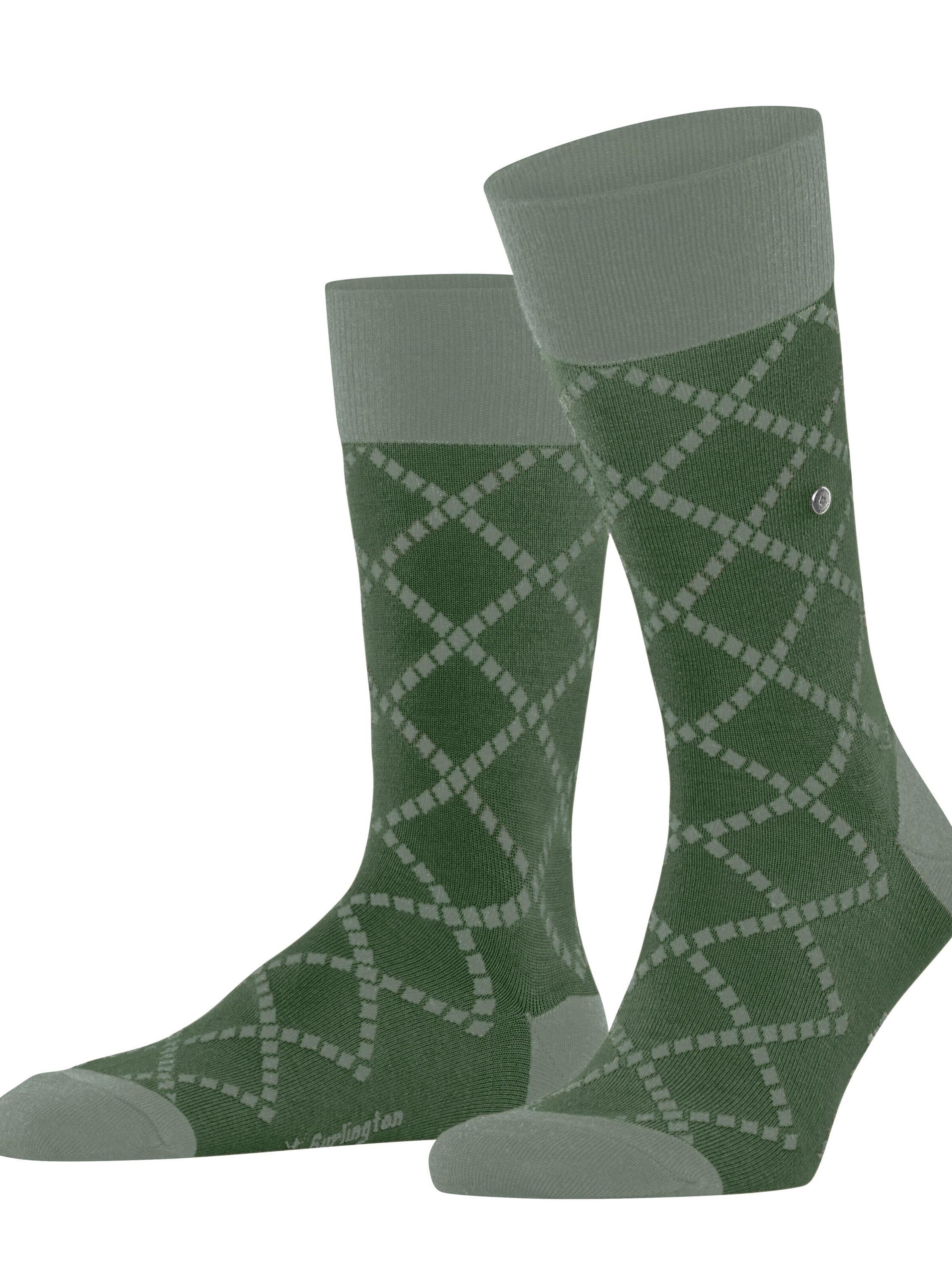 BURLINGTON Socks 'Ferry Road' in Green: front