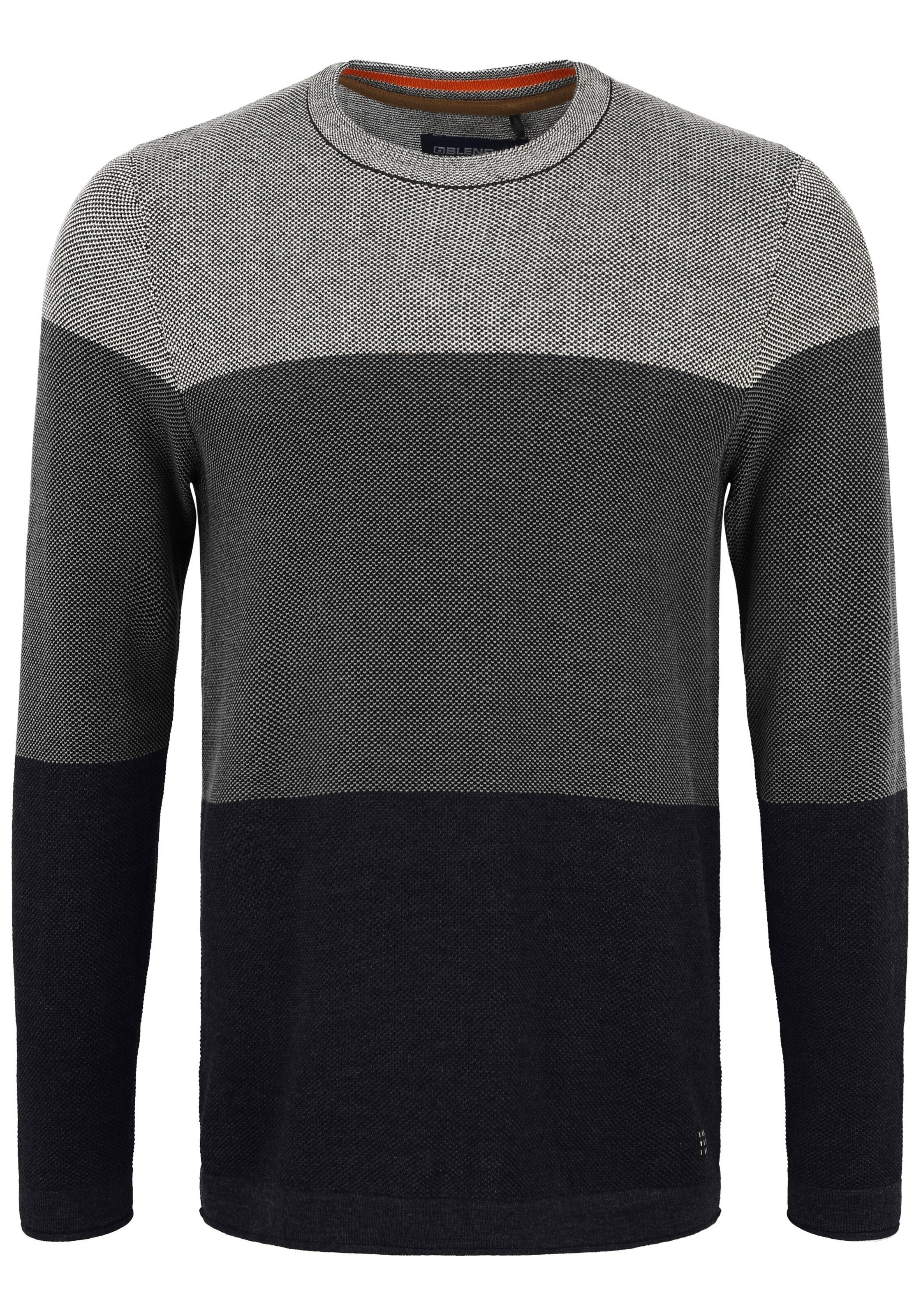 BLEND Trui 'Sabino' in Grijs: voorkant