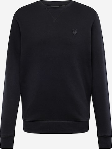 Sweat-shirt Lyle & Scott en noir : devant