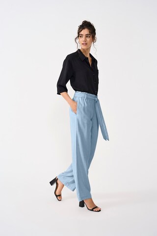 JDY Wide Leg Hose 'JDYSAY' in Blau