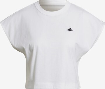 T-shirt fonctionnel ADIDAS SPORTSWEAR en blanc : devant