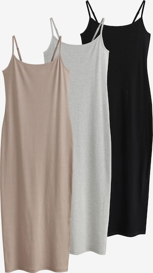 Vasarinė suknelė iš The Set, spalva – smėlio spalva / pilka / juoda, Prekių apžvalga