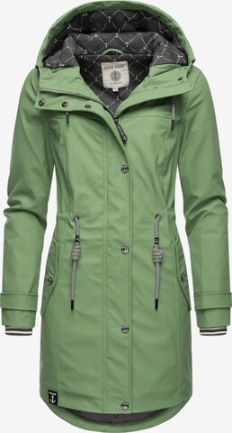 Peak Time Raincoat 'L60042' in Green: front